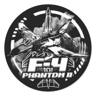 F-4 Phantom II Classic Round Sticker