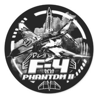 F-4 Phantom II Classic Round Sticker