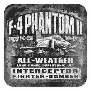 F-4 Phantom II Square Sticker