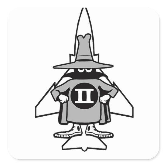 F-4 Phantom Spook Square Sticker
