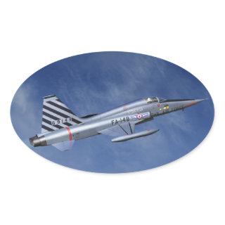 F-5 Freedom Fighter Oval Sticker