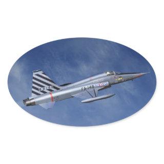 F-5 Freedom Fighter Oval Sticker