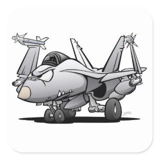 F/A-18 Hornet Square Sticker