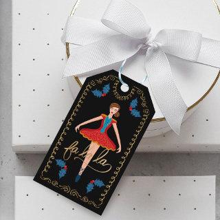 Fa La Christmas Nutcracker Ballet Dancer To & From Gift Tags