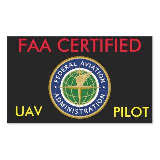 FAA CERTIFIED DRONE STICKER