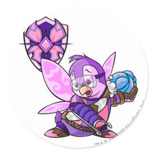 Faerieland Team Captain 1 Classic Round Sticker