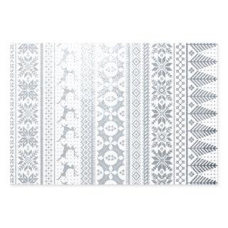 Fair Isle Knit Sweater Foil  Sheets