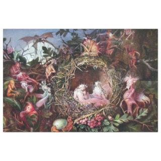 Fairies in a Birds Nest, John Anster Fitzgerald Tissue Paper