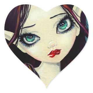 Fairy Eyes Heart Stickers