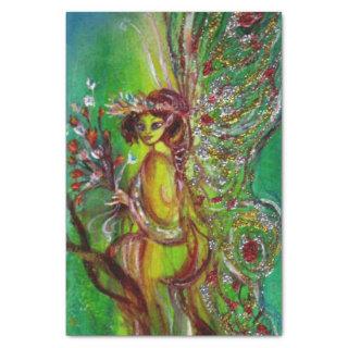 FAIRY IN GREEN TISSUE PAPER