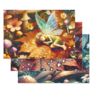 Fairy Sleeping on a Flower Personalized  Sheets