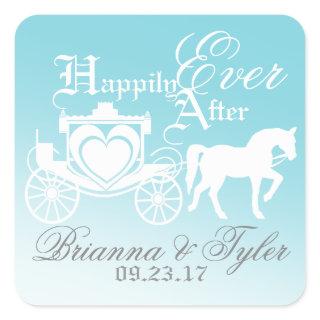 Fairy Tale Happily Ever After Square Sticker