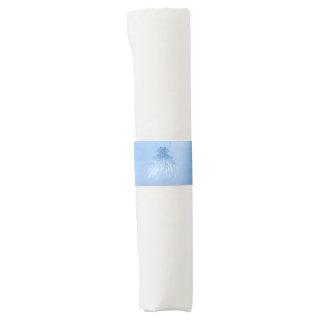 Fairy Wing Ice Gown | Frost Blue Iridescent Sheen Napkin Bands