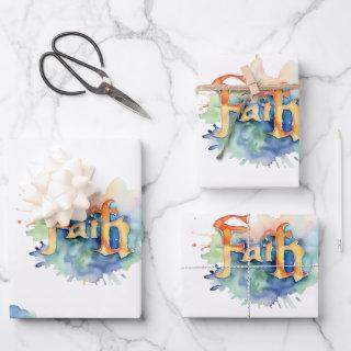 Faith and Grace Watercolor Pattern  Sheets