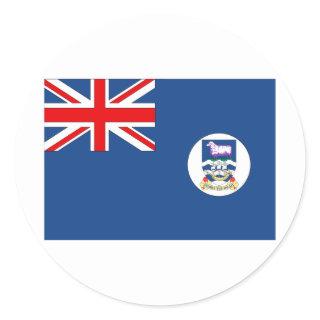 Falkland Islands Classic Round Sticker