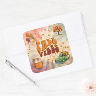 Fall Vibes Colorful Sticker