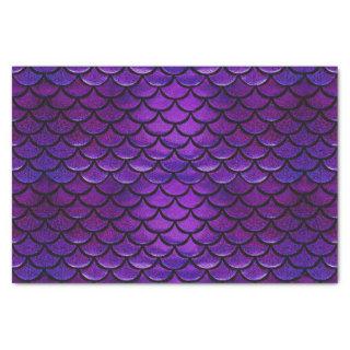 Falln Purple & Blue Mermaid Scales Tissue Paper