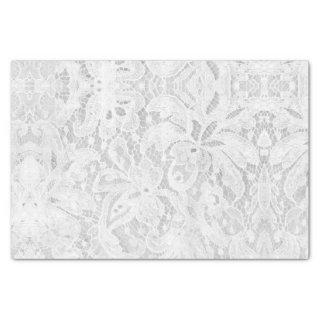 Falln White Lace Tissue Paper