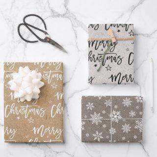 Family name simple christmas holiday Craft Wrappin  Sheets