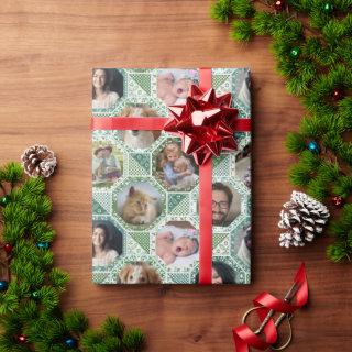 Family Photo Collage Green Quilt Look 28 Pics Easy