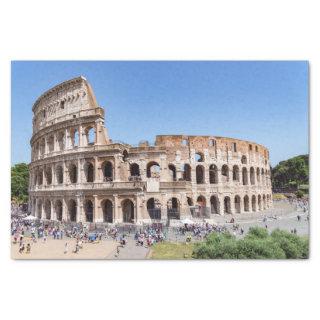 Famous Colosseum in Rome, Italy Tissue Paper