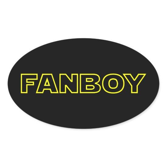 FANBOY OVAL STICKER