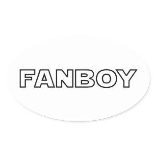 FANBOY OVAL STICKER