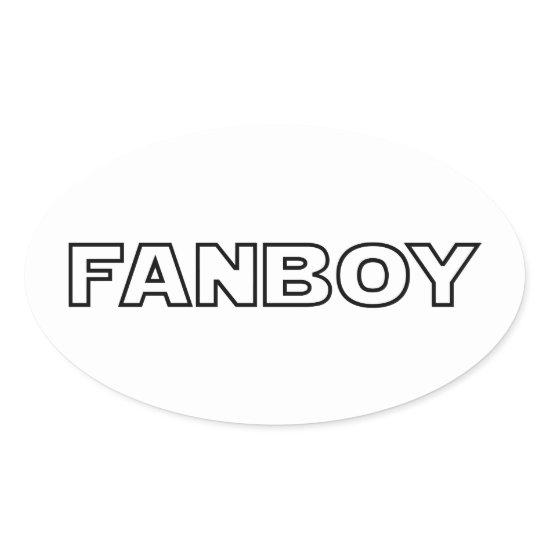 FANBOY OVAL STICKER