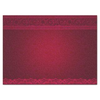 Fancy & Elegant Red Background Stylish Tissue Paper