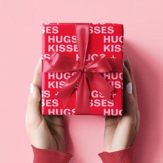 Fancy Red & Pink Hugs & Kisses Valentines