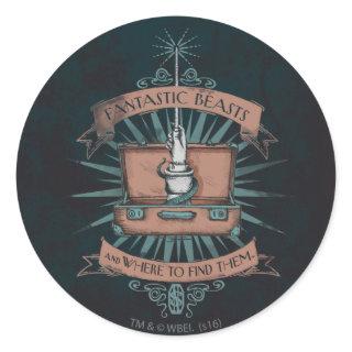 FANTASTIC BEASTS AND WHERE TO FIND THEM™ Briefcase Classic Round Sticker