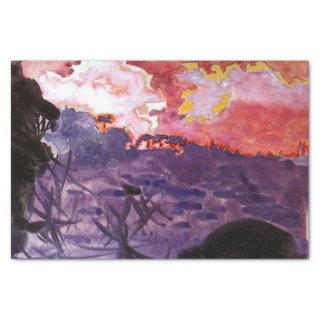 Fantastic Landscape by Mikhail Vrubel Tissue Paper