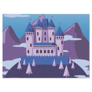 fantasy castle tissue paper