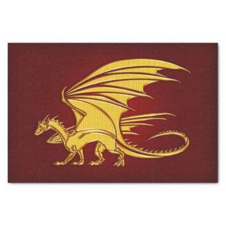 fantasy dragon tissue paper