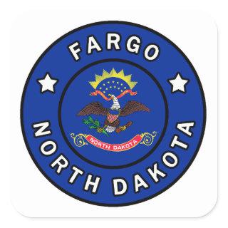 Fargo North Dakota Square Sticker