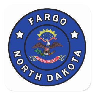 Fargo North Dakota Square Sticker