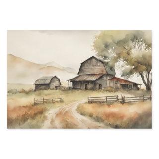Farm house watercolor   sheets