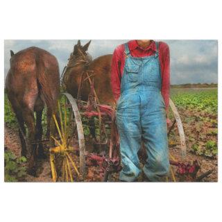 Farm - Plowing cotton 1937 Tissue Paper