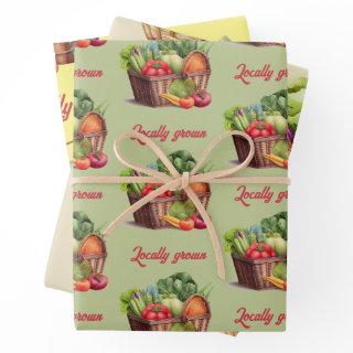 Farmer's Market Locally Grown Baby Shower Gift  Sheets