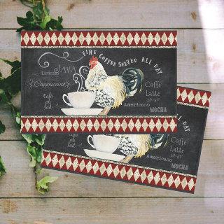 Farmhouse Coffee Kitchen Rooster Chalk Decoupage Tissue Paper