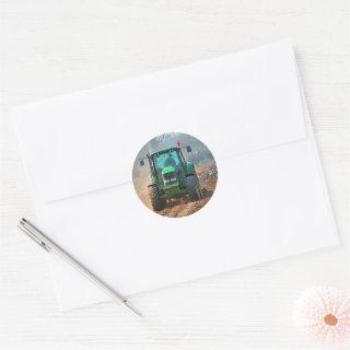 FARMING CLASSIC ROUND STICKER