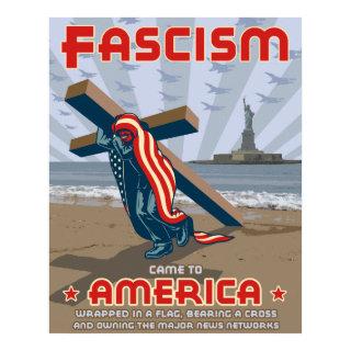 Fascism Came Wrapped Poster
