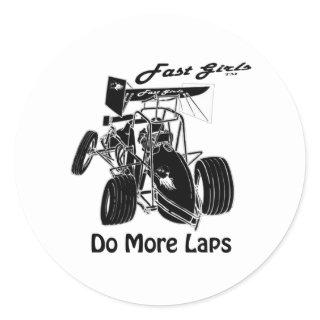 Fast Sprints Sprint Car Series Classic Round Sticker