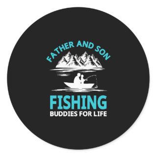 FatherAnd Son Fishing Buddies For Life Sticker