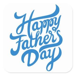 Fathers Day Square Sticker