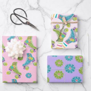 Faux Glitter Roller Staking flowers Party  Sheets