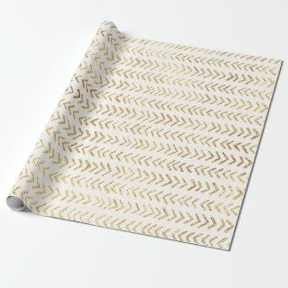 Faux gold arrow pattern