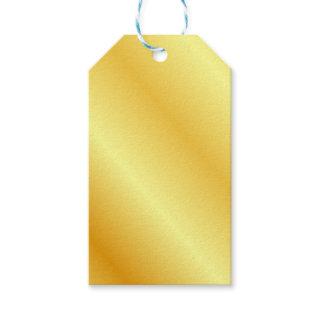 Faux Gold Metallic Look Blank Template Elegant Gift Tags