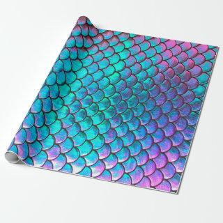 FAUX iridescent effect mermaid fish scale
