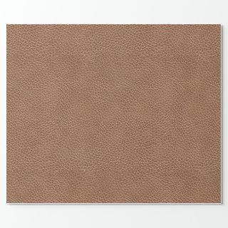 Faux Leather Natural Brown